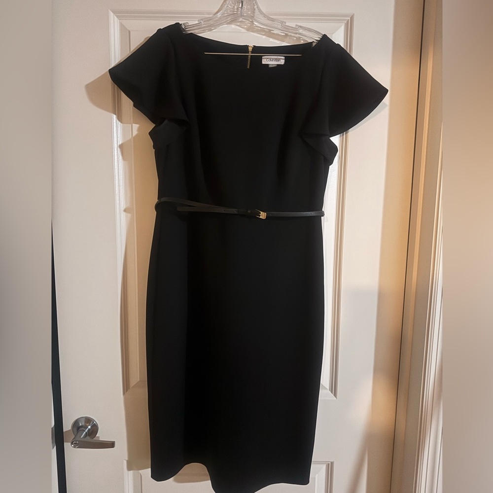 Calvin Klein NWOT black dress. Size 14